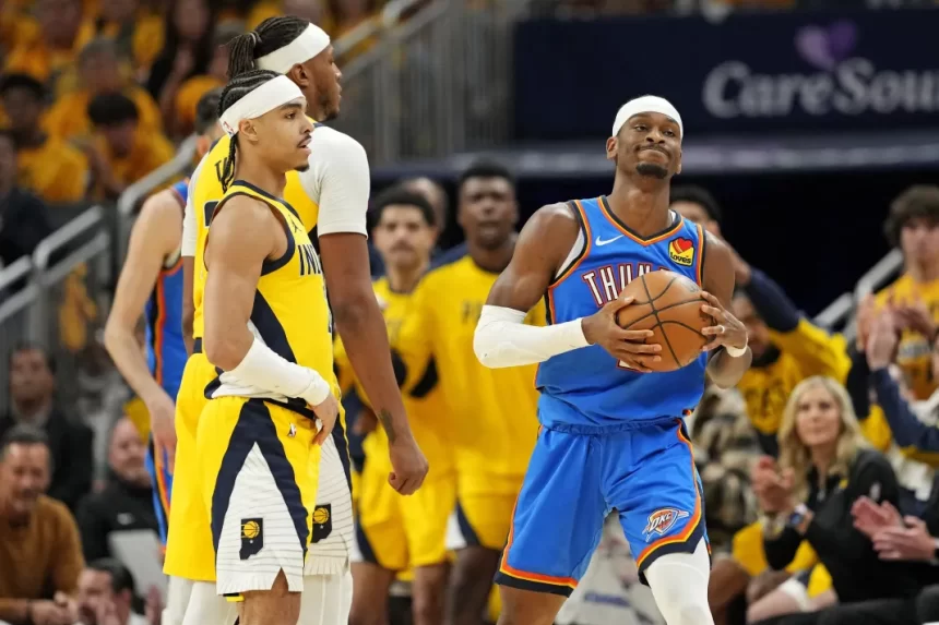 Shai-Gilgeous brilla en la remontada de Thunder ante Pacers y empata las finales NBA