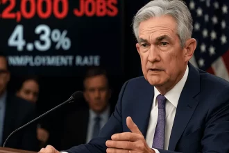 Oro alcanza un máximo récord; sube desempleo