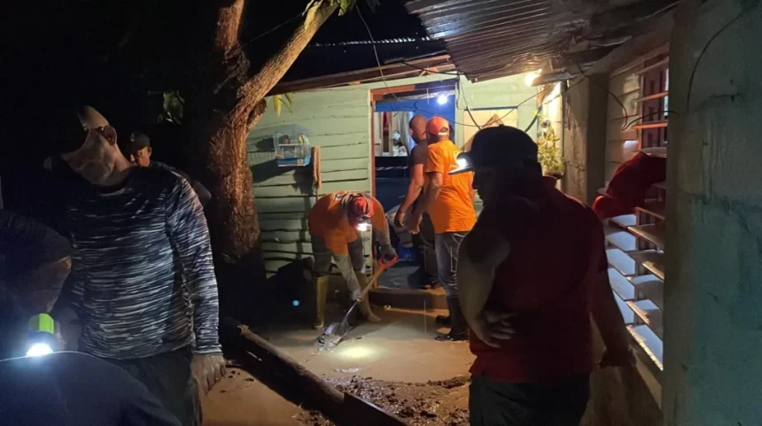 Defensa Civil informa sobre lluvias registradas en la provincia de Santiago