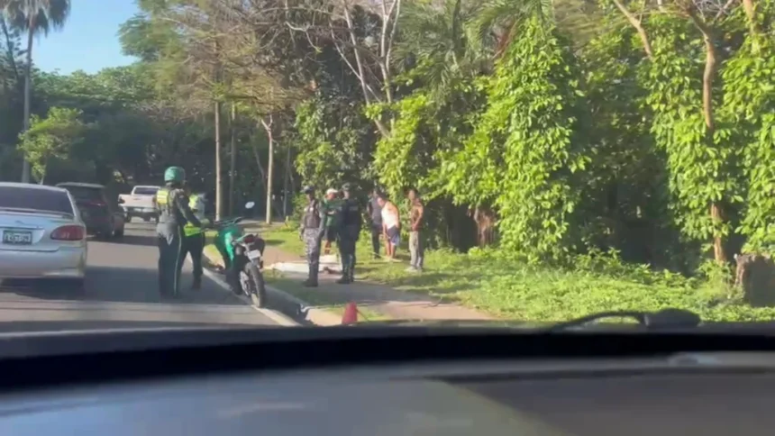 Hombre encontrado muerto en la acera del Jardín Botánico Nacional Un hombre fue hallado sin vida este lunes en la acera del Jardín Botánico Nacional, ubicado en la avenida República de Argentina, cerca de la avenida de Los Próceres, en el Distrito Nacional. Hasta el momento, las autoridades no han identificado a la víctima ni han determinado las causas de su fallecimiento. Agentes de la Digesett acordonaron el área mientras se espera la intervención de los organismos competentes para el levantamiento del cuerpo y el inicio de las investigaciones. El caso sigue en desarrollo y se anticipa que en las próximas horas las autoridades ofrecerán más detalles sobre las circunstancias del hecho. Los cuerpos de seguridad y judiciales trabajan para esclarecer la situación y asegurar la correcta recopilación de pruebas, manteniendo la zona resguardada mientras se realizan las pesquisas correspondientes. Más información en alodigitalrd.com. #JardinBotanico #DistritoNacional #SucesoRD #Seguridad #Investigacion #AloRD #AloDigitalRD #NoticiasRD