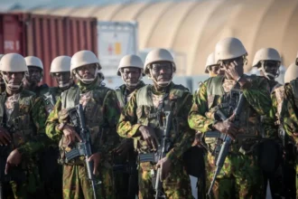 208 policías kenianos regresan tras misión en Haití Un contingente de 208 policías de Kenia retornó al país tras participar en la Misión Multinacional de Apoyo a la Seguridad (MSS) en Haití, donde lideraban el operativo para proteger infraestructuras clave y garantizar la seguridad de la población civil. Fueron recibidos en el Aeropuerto Internacional Jomo Kenyatta por autoridades que destacaron su compromiso, profesionalismo e integridad durante la misión. El repliegue se produce en el marco de la transición hacia la Fuerza de Eliminación de Pandillas (GSF) de Chad, respaldada por la ONU, que sustituye gradualmente a la MSS. A pesar de las operaciones realizadas, la misión no logró recuperar territorios controlados por las bandas armadas, responsables del desplazamiento interno de más de 1,3 millones de personas y de miles de muertes en Haití desde marzo de 2025. Más información en alodigitalrd.com. #Haití #PolicíaInternacional #Seguridad #ONU #Kenia #AloRD #AloDigitalRD #NoticiasRD