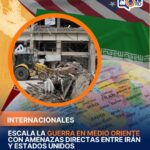 Escala la guerra en Medio Oriente con amenazas directas entre Irán y Estados Unidos