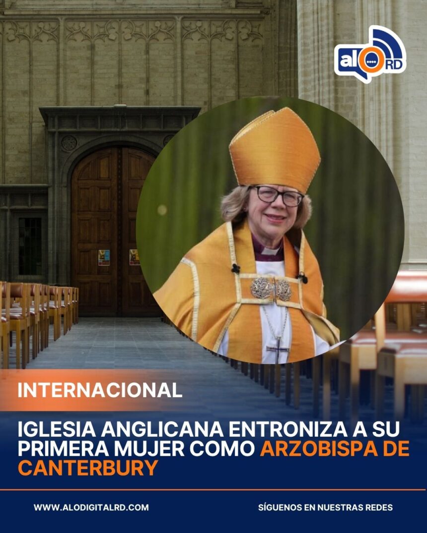Iglesia anglicana entroniza a su primera mujer como arzobispa de Canterbury