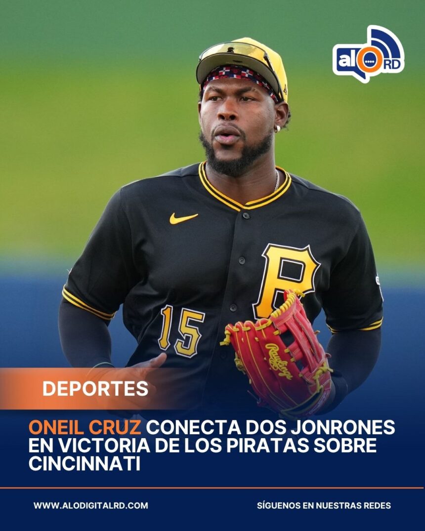 Oneil Cruz conecta dos jonrones en victoria de los Piratas sobre Cincinnati