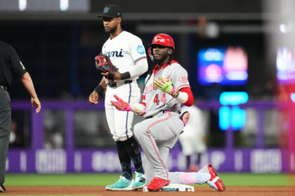 Cincinnati vence a Miami 2-0 con destacada actuación de Elly De La Cruz Los Rojos de Cincinnati lograron una victoria de 2-0 sobre los Marlins de Miami, con contribuciones clave de Elly De La Cruz, quien conectó un doble y un sencillo, y Tyler Stephenson, que añadió un jonrón. Brandon Williamson (1-1) abrió el juego, permitiendo solo tres hits en 6 2/3 entradas y mantuvo a los Marlins sin hits hasta la cuarta entrada. Los relevistas Brock Burke, Tony Santillan y Emilio Pagan completaron la blanqueada, con Pagan obteniendo su cuarto salvamento de la temporada. Cincinnati logró su cuarta victoria consecutiva, mejorando su ofensiva luego de una barrida en Texas, mientras que Miami tuvo pocas oportunidades de anotar, destacando el triple de Agustín Ramírez en la sexta entrada. #MLB #RojosDeCincinnati #EllyDeLaCruz #MarlinsDeMiami #Béisbol #GrandesLigas