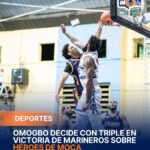 **Omogbo decide con triple en victoria de Marineros sobre Héroes de Moca**