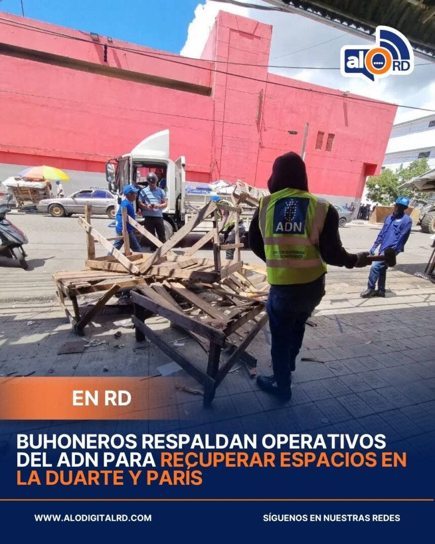 Buhoneros respaldan operativos del ADN para recuperar espacios en la Duarte y París