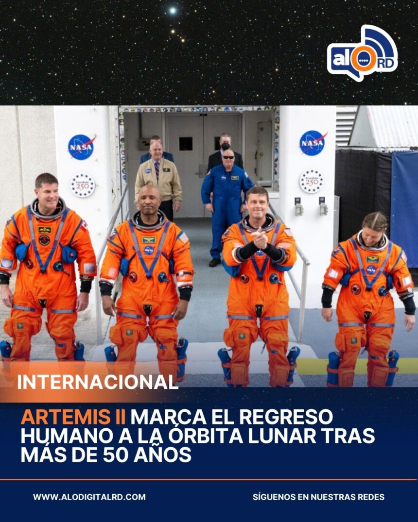 Artemis II marca el regreso humano a la órbita lunar tras más de 50 años