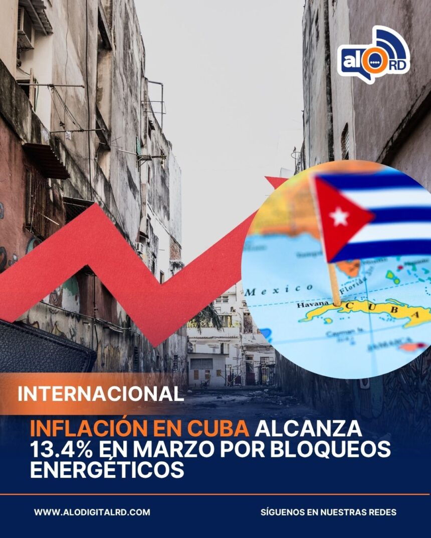 Inflación en Cuba alcanza 13.4% en marzo por bloqueos energéticos