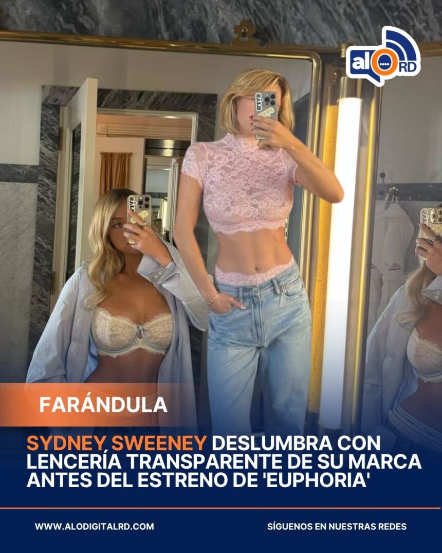 Sydney Sweeney deslumbra con lencería de su marca antes de 'Euphoria' Sydney Sweeney, la actriz de Hollywood de 28 años, mostró su nueva línea de lencería, Syrn, en una serie de publicaciones en Instagram, adoptando la tendencia de principios de los 2000 de lucir ropa interior visible. La estrella compartió fotos mostrando prendas como la camiseta Spellbound Lace Tee y el bóxer Booty Call, combinadas con jeans y camisas desabrochadas, resaltando su estilo seguro y sensual. Además, alternó estas imágenes con momentos personales, incluyendo viajes y fotos con su perro, Sully Bear, mostrando así un balance entre glamour y cercanía. Syrn debutó con colecciones limitadas y temáticas, generando gran expectativa entre los seguidores de la actriz. Sydney continúa promoviendo su marca mientras se prepara para el estreno de la tercera temporada de 'Euphoria' y comparte también momentos familiares, como el despliegue militar de su hermano Trent en la Fuerza Aérea de Estados Unidos. La actriz combina seducción y cotidianeidad en su estilo, consolidándose como embajadora de la lencería visible y empoderada. Más información en alodigitalrd.com #SydneySweeney #Syrn #LenceríaVisible #Euphoria #Moda2026 #AloRD #AloDigitalRD #NoticiasRD