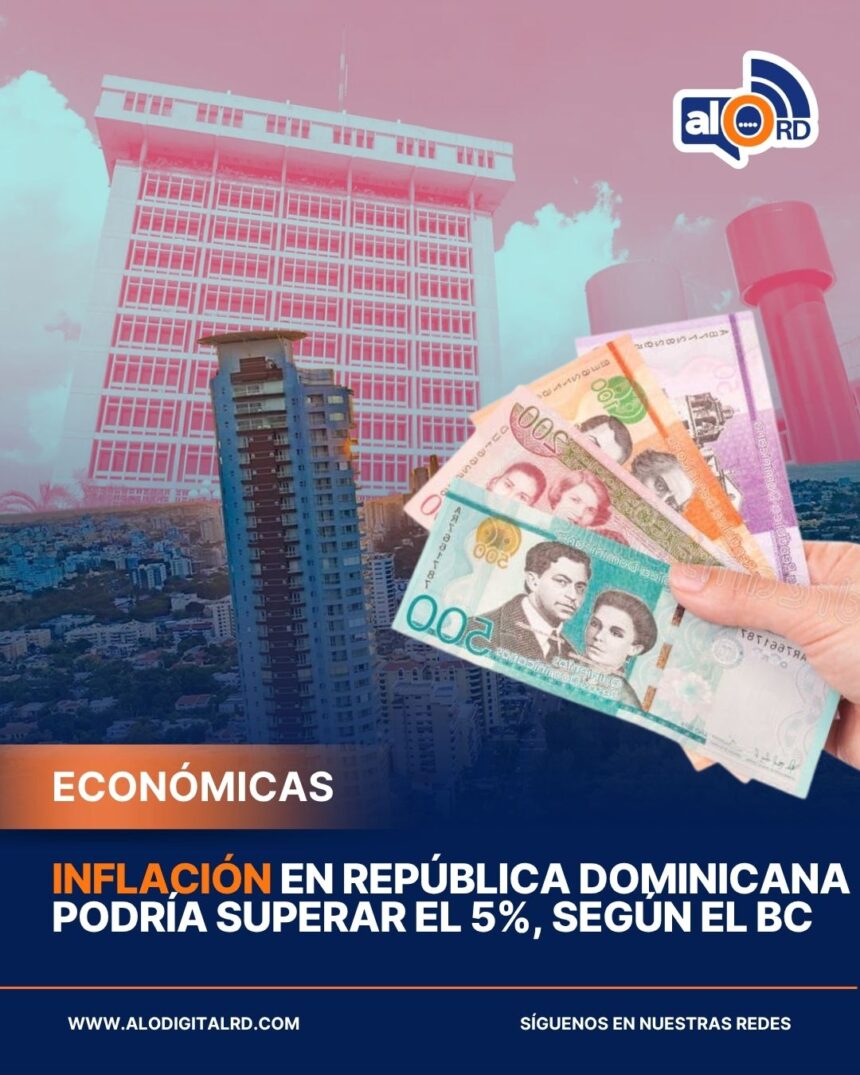 Inflación en República Dominicana podría superar el 5% impulsada por alzas en energía y tensiones internacionales, según el Banco Central El Banco Central de la República Dominicana advirtió que la inflación interanual podría superar el 5 % en los próximos meses, situándose por encima del rango meta oficial de 4 % ± 1 %. La institución explicó que este comportamiento estaría influenciado por el aumento de los precios internacionales de los combustibles y los ajustes en la tarifa eléctrica, factores que impactan directamente el costo de vida en el país. El informe señala que la volatilidad en los mercados energéticos globales, agravada por tensiones geopolíticas entre Estados Unidos e Irán, ha provocado alzas en los precios locales de combustibles y electricidad. El Banco Central también indicó que sus mediciones reflejan de forma consistente estos choques externos e internos, destacando la confiabilidad metodológica de sus estadísticas oficiales. Más información en alodigitalrd.com. #InflaciónRD #BancoCentralRD #EconomíaRD #Combustibles #CostoDeVida #AloRD #AloDigitalRD #NoticiasRD