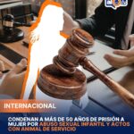 Condenan a más de 50 años de prisión a mujer por abuso sexual infantil y actos con animal de servicio
