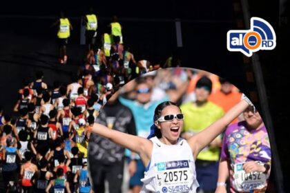 Una corredora completó una maratón tras cepillarse los dientes en plena carrera y lo recomienda como estrategia