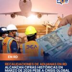 Recaudaciones de Aduanas en República Dominicana alcanzan cifras históricas en marzo de 2026 pese a crisis global