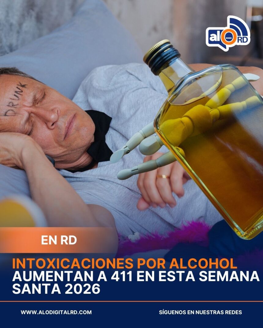 Intoxicaciones por alcohol aumentan a 411 en esta Semana Santa 2026