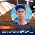 Adolescente muere mientras practicaba béisbol en Constanza tras colapso repentino en el terreno