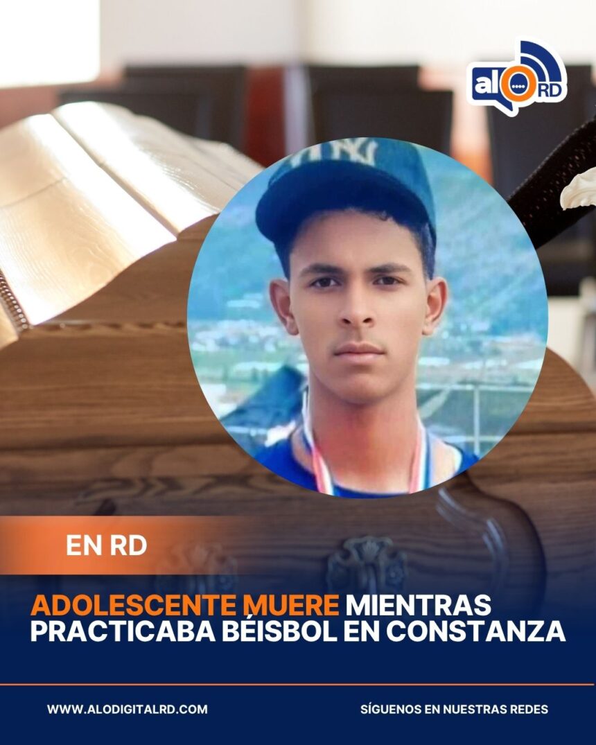 Adolescente muere mientras practicaba béisbol en Constanza tras colapso repentino en el terreno