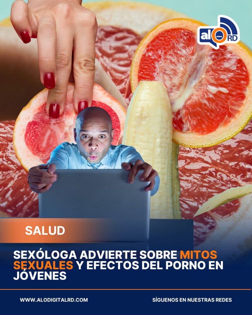 **Sexóloga advierte sobre mitos sexuales y efectos del porno en jóvenes** La sexóloga Ana Lombardía explicó que la “primera vez” en el sexo no debe limitarse a la penetración, sino entenderse dentro de un proceso más amplio de desarrollo de la sexualidad. Señaló que este concepto está rodeado de mitos, presiones sociales y desinformación, lo que genera inseguridades en los jóvenes al momento de iniciar sus experiencias sexuales. La especialista también alertó sobre el impacto del acceso temprano a la pornografía, que en algunos casos inicia desde los ocho años, influyendo en la percepción de las relaciones sexuales y reduciendo la curiosidad natural. Indicó que la falta de educación sexual adecuada y la resistencia en entornos familiares dificultan abordar el tema, por lo que recomendó formación temprana y orientación para ayudar a los jóvenes a diferenciar entre contenidos ficticios y experiencias reales. Más información en alodigitalrd.com. #EducacionSexual #Juventud #SaludSexual #Pornografia #Adolescentes #AloRD #AloDigitalRD #NoticiasRD