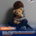 **Brasil desmantela red de explotación infantil con conexiones en República Dominicana** La Policía Federal de Brasil desmanteló una red de explotación infantil dedicada a la producción de pornografía infantil y con conexiones en 15 países, entre ellos República Dominicana. La operación incluyó allanamientos simultáneos, registros y confiscación de pruebas en países de América Latina y Europa como Argentina, Colombia, Costa Rica, España, Francia, México, Panamá, Puerto Rico, República Dominicana y Uruguay. En territorio brasileño se ejecutaron 16 órdenes de prisión preventiva y 159 órdenes de registro domiciliario, con la participación de 746 agentes policiales. ([SWI swissinfo.ch][1]) Después de Brasil, Argentina fue el país con más órdenes judiciales de registro con 68, seguido de Panamá y República Dominicana con siete cada uno. Las autoridades señalaron que una de las principales dificultades para combatir este delito es que, en algunos casos, los propios tutores retiran las denuncias contra los agresores a cambio de dinero. Organismos internacionales han advertido sobre la gravedad del problema, destacando que millones de personas son víctimas de trata cada año, siendo mujeres y niñas una gran parte de los casos más vulnerables. ([noticiassin.com][2]) Más información en alodigitalrd.com. #Brasil #ExplotacionInfantil #RepublicaDominicana #PoliciaFederal #SeguridadInternacional #ProteccionInfantil #AloRD #AloDigitalRD #NoticiasRD [1]: https://www.swissinfo.ch/spa/desmantelan-en-brasil-una-red-de-explotaci%C3%B3n-infantil-con-conexiones-en-r.-dominicana/91329941?utm_source=chatgpt.com "Desmantelan en Brasil una red de explotación infantil con conexiones en R. Dominicana - SWI swissinfo.ch" [2]: https://noticiassin.com/mundo/2026/04/28/brasil-desmantela-red-de-explotacion-infantil-en-15-paises-1987587/?utm_source=chatgpt.com "Desmantelan en Brasil una red de explotación infantil con conexiones en 15 países"