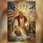 **Trump genera polémica al publicar imagen suya como Jesucristo creada con IA** El presidente de Estados Unidos, Donald Trump, publicó una imagen generada con inteligencia artificial en la que aparece representado como Jesucristo, lo que ha provocado controversia internacional. La ilustración, difundida en su red social Truth, lo muestra en actitud de sanar a un enfermo, rodeado de militares, personal sanitario y símbolos como la bandera estadounidense y la Estatua de la Libertad. La publicación se produce en medio de tensiones con el Vaticano, tras críticas de Trump al papa León XIV por sus posturas en política internacional. El hecho ha generado debate sobre el uso de símbolos religiosos en la política y el creciente empleo de contenido creado con inteligencia artificial en la comunicación pública. Más información en alodigitalrd.com. #DonaldTrump #InteligenciaArtificial #Polémica #EstadosUnidos #Vaticano #AloRD #AloDigitalRD #NoticiasRD