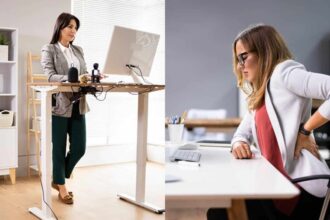 **Trabajar sentado o de pie: especialistas advierten que el problema es la inmovilidad prolongada** Un análisis citado por The Conversation y publicado en Diario Libre explica que no existe una postura laboral “ideal” entre trabajar sentado o de pie, ya que ambas pueden generar efectos negativos en la salud si se mantienen por períodos prolongados. Permanecer sentado durante largas horas se asocia a molestias en la zona lumbar, cuello y hombros, mientras que estar de pie de forma continua puede provocar fatiga, dolor en piernas, rodillas y sobrecarga en la espalda. El estudio señala que el factor clave no es la postura, sino la falta de movimiento durante la jornada laboral. Datos del Instituto Nacional de Seguridad y Salud en el Trabajo indican que los trastornos musculoesqueléticos representan la principal causa de problemas de salud laboral en Europa. La recomendación de organismos como la Agencia Europea para la Seguridad y la Salud en el Trabajo es alternar posiciones, realizar pausas activas, rotar tareas y ajustar el entorno de trabajo para promover el movimiento constante. Más información en alodigitalrd.com. #SaludLaboral #JornadaLaboral #Ergonomía #Bienestar #Trabajo #AloRD #AloDigitalRD #NoticiasRD