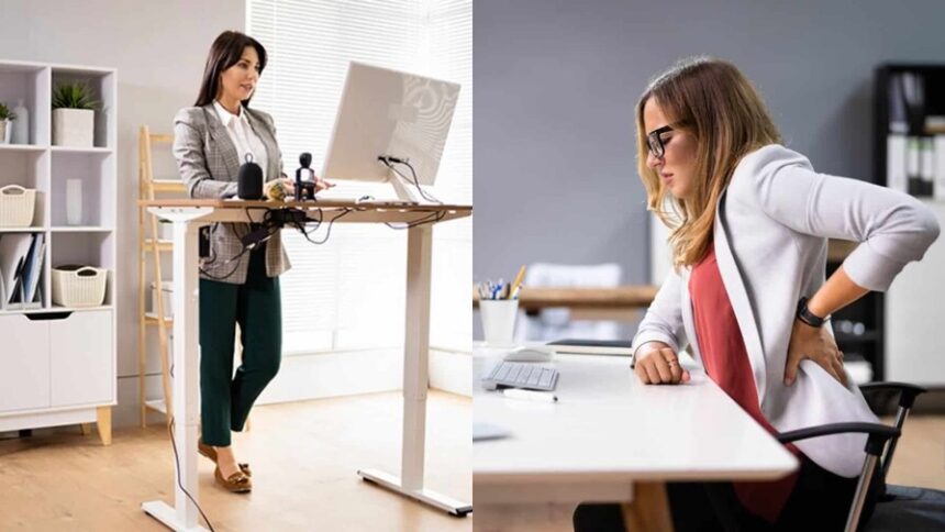 **Trabajar sentado o de pie: especialistas advierten que el problema es la inmovilidad prolongada** Un análisis citado por The Conversation y publicado en Diario Libre explica que no existe una postura laboral “ideal” entre trabajar sentado o de pie, ya que ambas pueden generar efectos negativos en la salud si se mantienen por períodos prolongados. Permanecer sentado durante largas horas se asocia a molestias en la zona lumbar, cuello y hombros, mientras que estar de pie de forma continua puede provocar fatiga, dolor en piernas, rodillas y sobrecarga en la espalda. El estudio señala que el factor clave no es la postura, sino la falta de movimiento durante la jornada laboral. Datos del Instituto Nacional de Seguridad y Salud en el Trabajo indican que los trastornos musculoesqueléticos representan la principal causa de problemas de salud laboral en Europa. La recomendación de organismos como la Agencia Europea para la Seguridad y la Salud en el Trabajo es alternar posiciones, realizar pausas activas, rotar tareas y ajustar el entorno de trabajo para promover el movimiento constante. Más información en alodigitalrd.com. #SaludLaboral #JornadaLaboral #Ergonomía #Bienestar #Trabajo #AloRD #AloDigitalRD #NoticiasRD