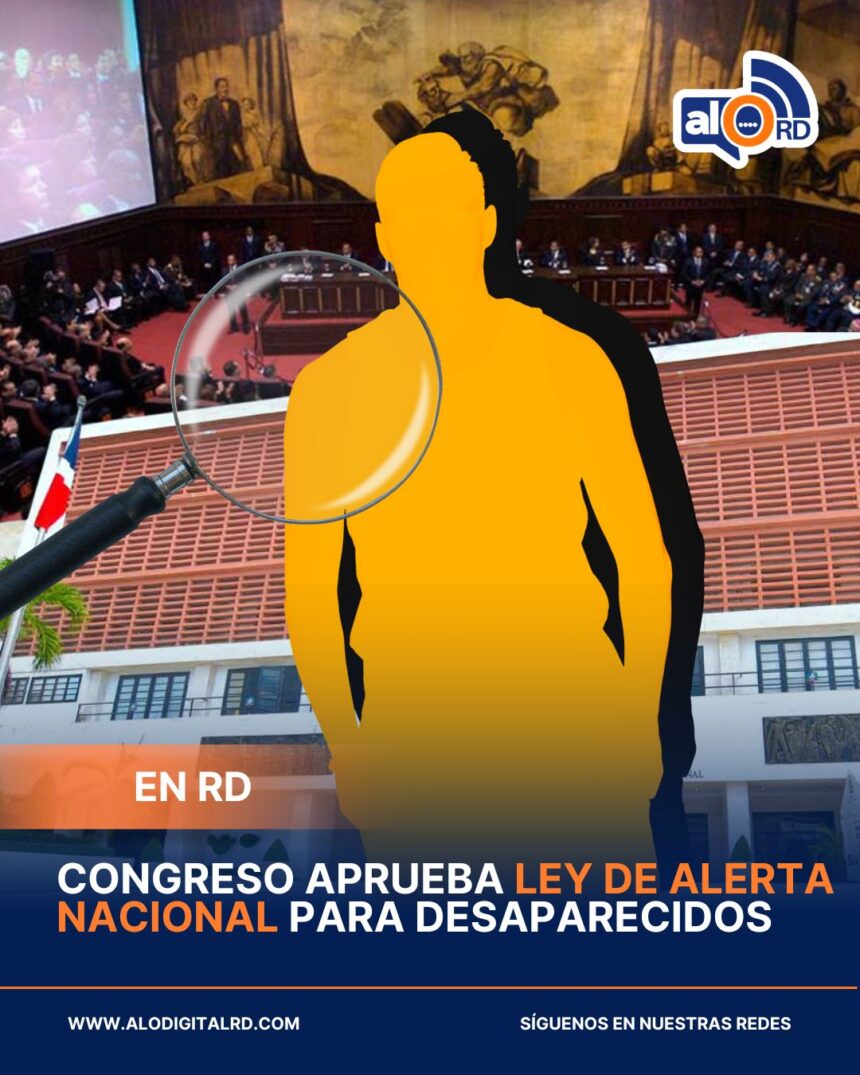 Congreso aprueba ley de alerta nacional para desaparecidos