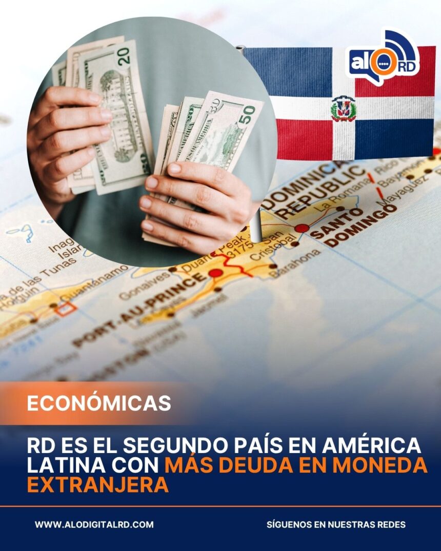 RD entre los países con más deuda en moneda extranjera