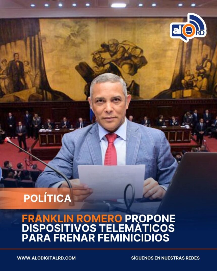 Franklin Romero propone dispositivos telemáticos para frenar feminicidios