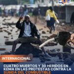 Protestas en Kenia dejan cuatro muertos y decenas de heridos