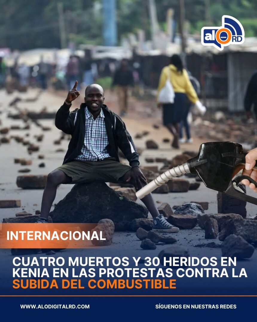 Protestas en Kenia dejan cuatro muertos y decenas de heridos