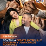 Continúa debate entre Lilly Goodman y Juan Carlos Rodríguez