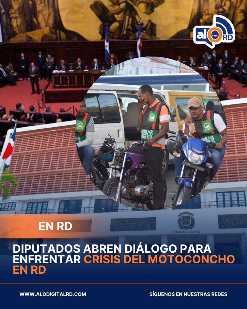 Diputados abren diálogo para enfrentar crisis del motoconcho en RD
