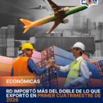 RD importó más del doble de lo que exportó en primer cuatrimestre de 2026