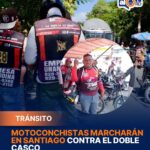 Motoconchistas marcharán en Santiago contra el doble casco