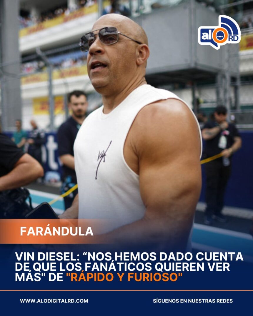 Vin Diesel confirma más series y nueva película de Rápido y Furioso