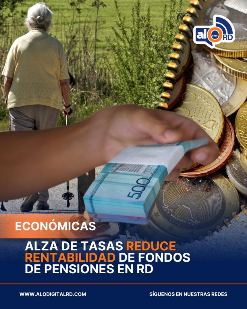 Alza de tasas reduce rentabilidad de fondos de pensiones en RD
