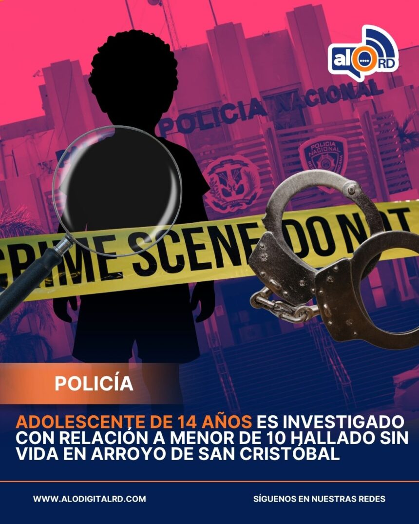 La Policía Nacional investiga la muerte de un niño de 10 años encontrado en un arroyo de San Cristóbal, caso en el que un adolescente de 14 años es señalado como la última persona vista con el menor. El hallazgo del cuerpo en estado de descomposición se produjo tras un reporte de desaparición realizado por la madre de la víctima. Las autoridades, junto al INACIF y la Policía Científica, realizan las diligencias correspondientes mientras esperan los resultados de la autopsia para establecer con precisión las causas del fallecimiento y determinar responsabilidades dentro del proceso investigativo. Más información en alodigitalrd.com. #AloRD #AloDigitalRD #NoticiasRD #SanCristóbal #PolicíaNacional #INACIF #HechosRD #JusticiaRD