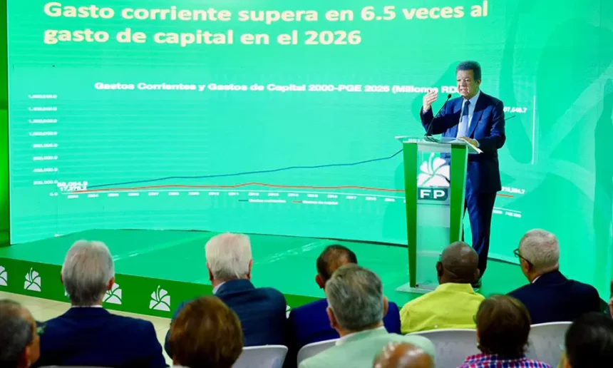 Leonel atribuye crisis económica al clientelismo y gasto del Gobierno
