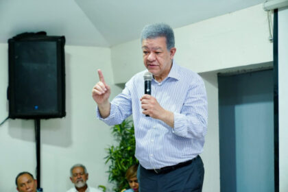El expresidente Leonel Fernández.