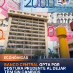 Banco Central opta por postura prudente al dejar TPM sin cambios